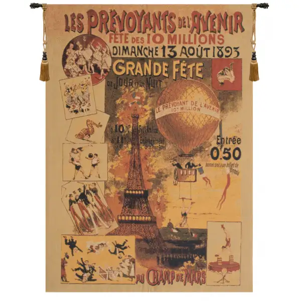 Prevoyants De L'Avenir Belgian Wall Tapestry