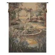 Fontaine Belgian Tapestry Wall Hanging - 27 in. x 36 in. Cotton/Viscose/Polyester by Charlotte Home Furnishings