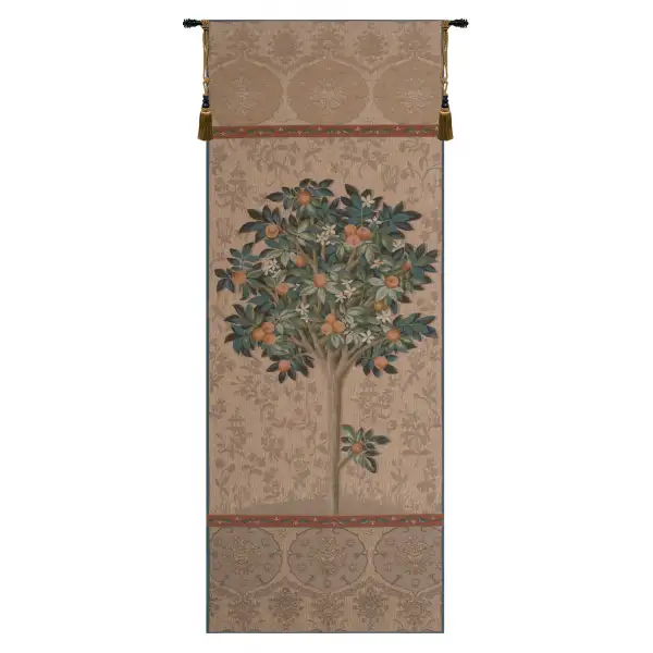 Oranger Naturel French Wall Tapestry - 29 in. x 73 in. cotton by Charlotte Home Furnishings