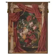 Bouquet Theatral French Wall Tapestry - 42 in. x 58 in. Wool/Cotton by Charlotte Home Furnishings
