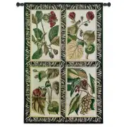 Floral Quad Tapestry Wall Hanging