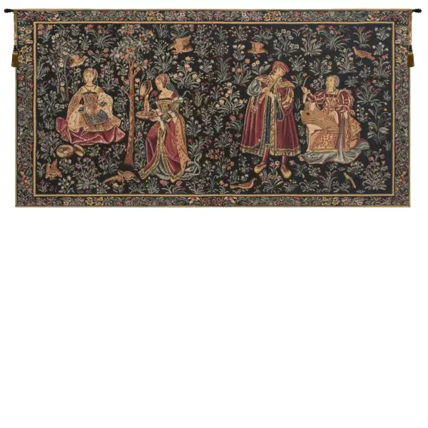 Galanteries Belgian Tapestry Wall Hanging - 35 in. x 17 in. Cotton/Viscose/Polyester by Charlotte Home Furnishings