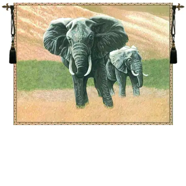 Elephants European Tapestry