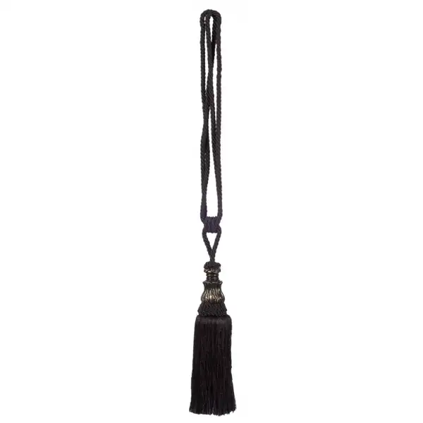 Elegance Black Tapestry  Decorative Tassels