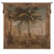 Paysage Exotique Landscape French Wall Tapestry - 58 in. x 58 in. Wool/cotton/others by Charlotte Home Furnishings