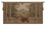 Verdure Au Chateau French Wall Tapestry - 106 in. x 60 in. Wool/cotton/others by Charlotte Home Furnishings