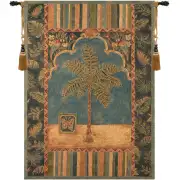 Brocade Palm Fine Art Tapestry