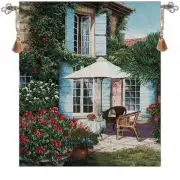 Umbrella in the Sun Fine Art Tapestry