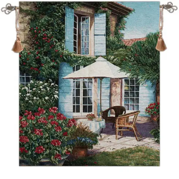 Umbrella in the Sun Fine Art Tapestry