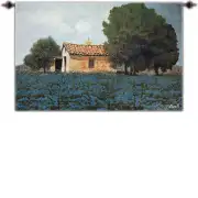 The Hill of Flowers Wall Tapestry