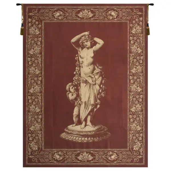 Venus Belgian Tapestry - 56 in. x 74 in. SoftCottonChenille by Charlotte Home Furnishings