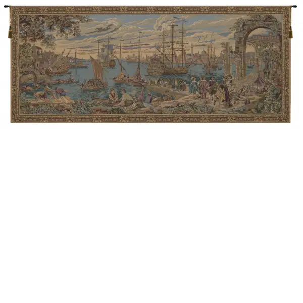 The Harbor Italian Tapestry Wall Hanging