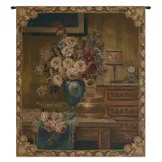 Floral Setting Italian Tapestry Wall Hanging