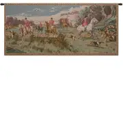 English Hunting Scene French Tapestry