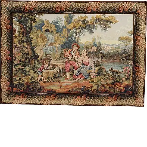 Romantic Musical Interlude Horizontal Italian Wall Tapestry