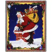 Down I Go Holidays Tapestry Throw