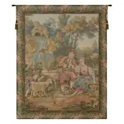 Romantic Musical Interlude Vertical Italian Tapestry