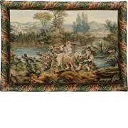 Children By the Lake Wall Tapestry