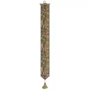 The Kiss III Belgian Tapestry Bell Pull - 6 in. x 45 in. A/viscose/polyesterampothers by Gustav Klimt