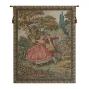 Danza Italian Tapestry - 32 in. x 46 in. Cotton/Viscose/Polyester by Francois Boucher