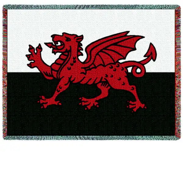 Welsh Dragon (Flags) Tapestry Throw