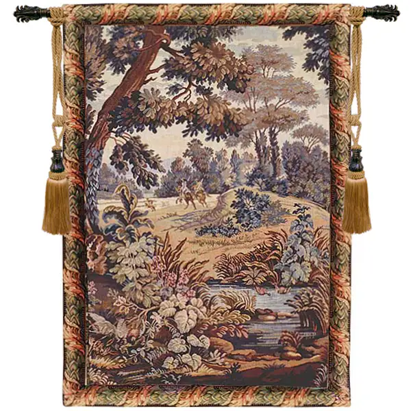 Horsemen Depart Battuta Italian Tapestry Wall Hanging