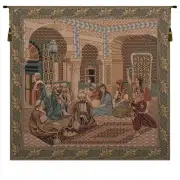 Musical European Tapestry - 62 in. x 60 in. Cotton/Viscose/Polyester by Charlotte Home Furnishings