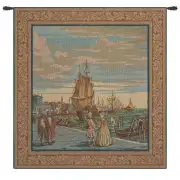 Lagoon Scene in Venice Italian Wall Tapestry