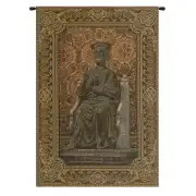 Bronze Statue of St. Pietro Italian Tapestry