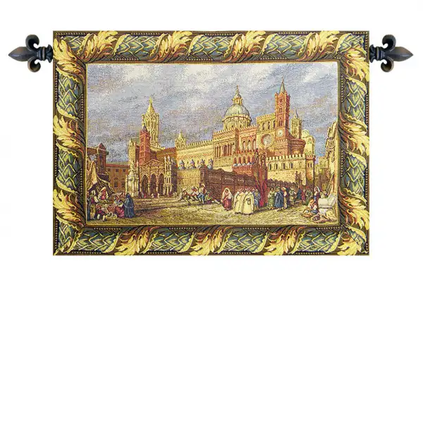 Palermo, The Cathedral Italian Tapestry Wall Hanging