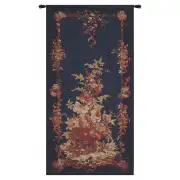 Portiere Romantique Blue Belgian Tapestry Wall Hanging