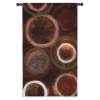 Natures Spheres Abstract North American Made Woven Tapestry Wall Hanging