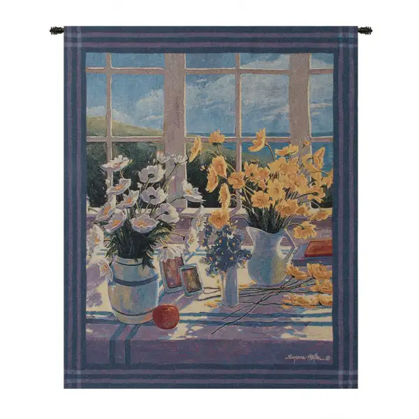 Yellow Daisies Fine Art Tapestry