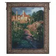 Garden Walk at Sunset Wall Tapestry