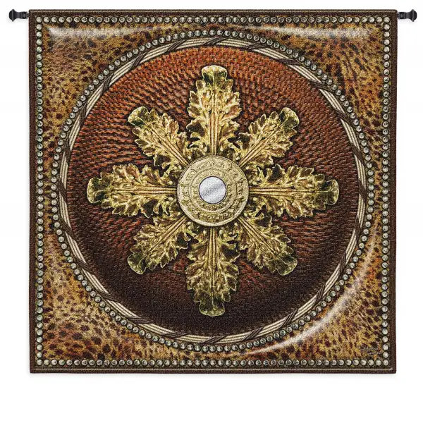 Leopard Mirror Tapestry Wall Hanging