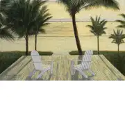 Palm Beach Retreat Fine Art Tapestry