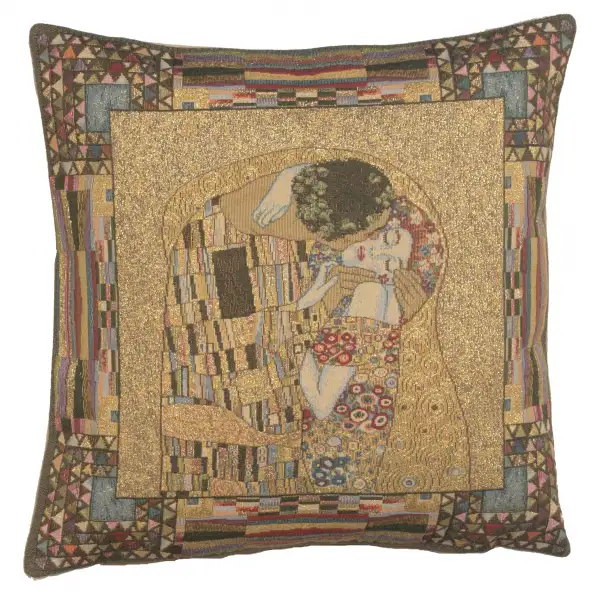 The Kiss I Belgian Sofa Pillow Cover