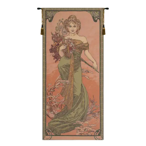 Mucha Spring European Tapestry