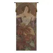 Mucha Rubis European Tapestry Wall Hanging