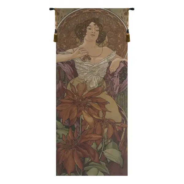 Mucha Rubis Belgian Wall Tapestry