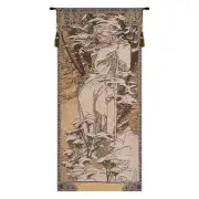 Mucha Winter Belgian Wall Tapestry