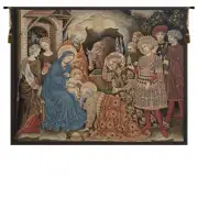 Adoration Palla Strozzi Italian Tapestry – 33 in. x 26 in. Cotton/Viscose/Polyester by Gentile Da Fabriano