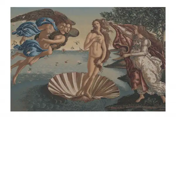 Birth of Venus Boticelli Belgian Wall Tapestry