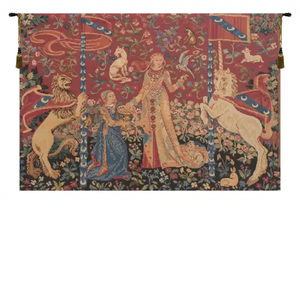 Taste Le Gout Belgian Tapestry Wall Hanging - 78 in. x 54 in. cottonampViscose by Charlotte Home Furnishings