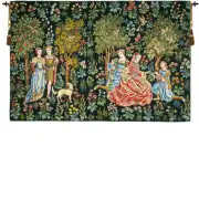 Scenes Gallantes Without Border French Tapestry Wall Hanging