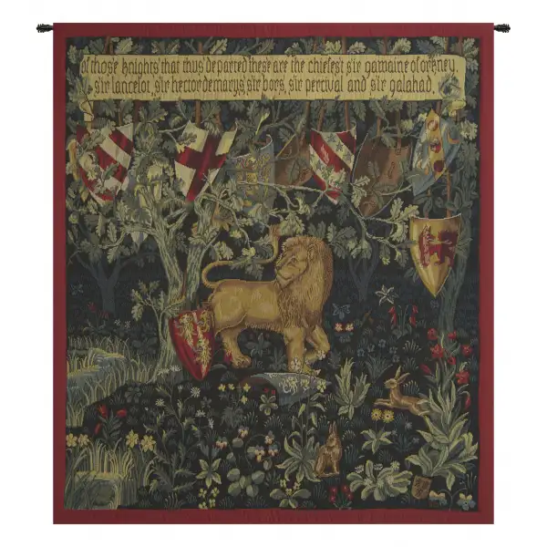 Heraldic Lion French Tapestry