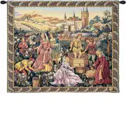 Vendanges au Chateau French Tapestry