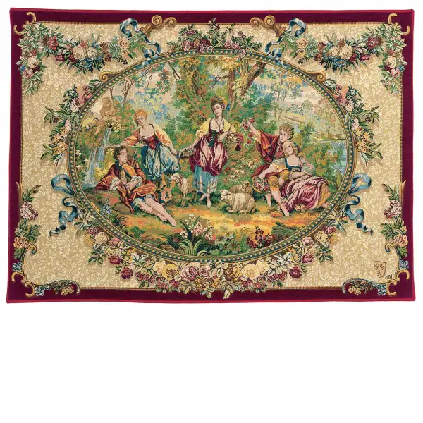 Rendezvous Galant French Tapestry