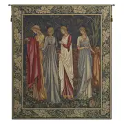 The Ladies of Camelot Les Dames de Camelot French Tapestry Wall Hanging