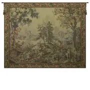 Automne Hiver with Border French Tapestry Wall Hanging